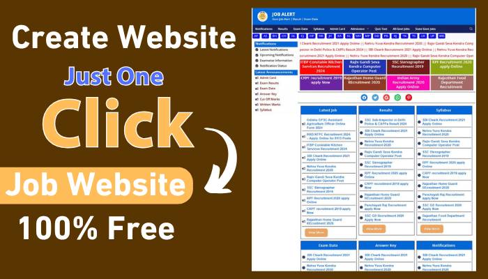 Freejobalert WordPress Website Setup
