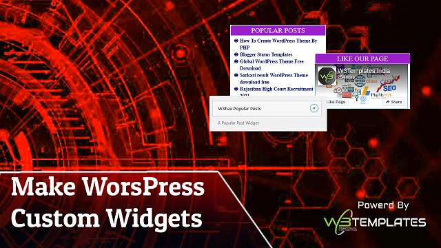 WordPress custom widgets