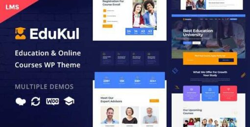 Edukul-Theme-GPL-Online-Courses-WordPress-Theme-W3-Templates