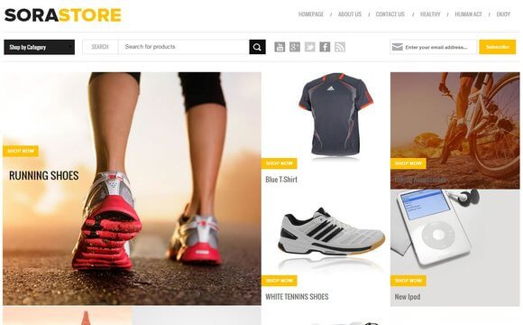 Sora Store Blogger Template