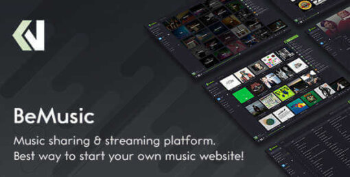 BeMusic Theme GPL v2.5.2 a Music Sharing & Streaming Engine | Music Websites