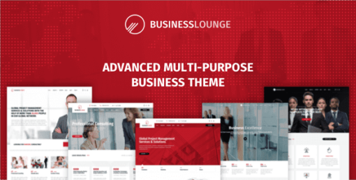 Business Lounge Theme GPL v1.9.13 A Multi-Purpose Business & Consulting Websites