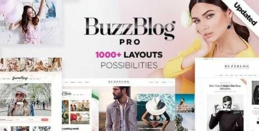 Buzz Theme GPL v5.3 For Lifestyle Blog & Magazine WP Websites