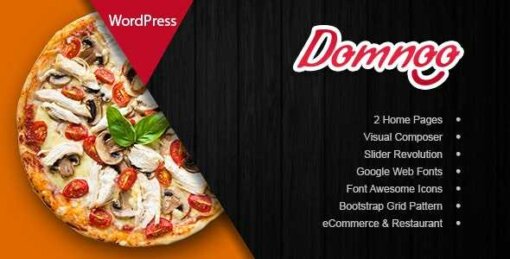 Domnoo Theme GPL v1.32 For Pizza & Restaurant WordPress Theme