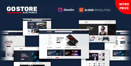 GoStore Theme GPL v1.1.8 For Elementor WooCommerce WordPress Websites