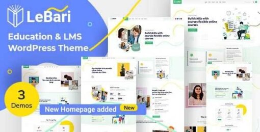 LeBari Theme GPL v2.6 For Education WordPress Websites