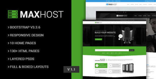 MaxHost Theme GPL