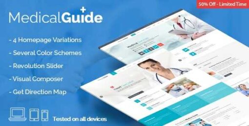 MedicalGuide Theme GPL v2.1.1 For Health & Dental WordPress Websites