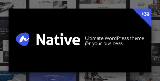 Native Theme GPL v1.6.2 A Stylish Multi-Purpose Creative WP Websites