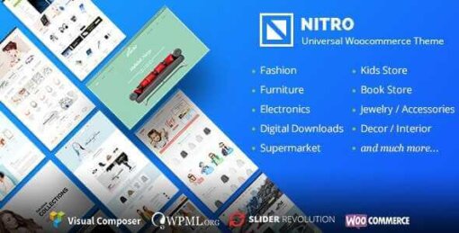 Nitro Theme GPL v1.8.0 Universal WooCommerce Theme from eCommerce