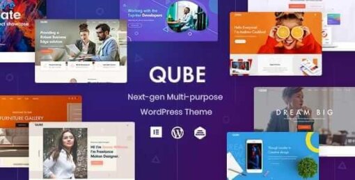 Qube Theme GPL v1.1.6 For Responsive Multi-Purpose Theme