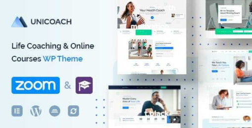 UniCoach Theme GPL v1.1.1 For Multipurpose UpSkill WordPress Website