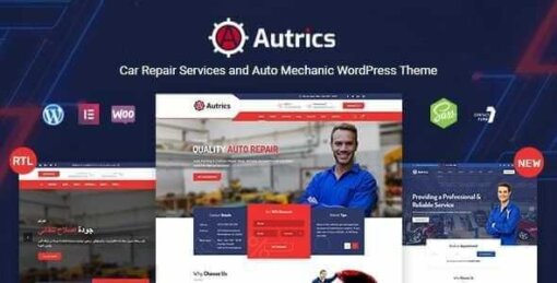 Autrics Theme GPL v2.7.1 For Car Services & Auto Mechanic WordPress Websites