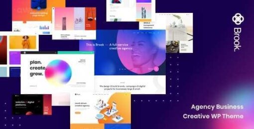 Brook Theme GPL v2.6.2 Agency Business Creative WordPress Theme