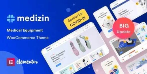 Medizin Theme GPL v1.5.1 For Medical Elementor WooCommerce Theme