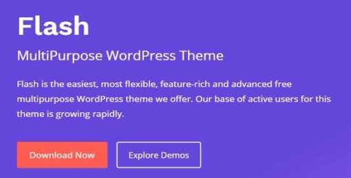 Flash Pro Theme GPL v2.4.5 Lifetime License | Multipurpose WP Theme