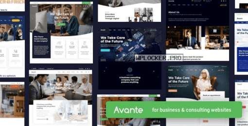 Avante Theme GPL For Business Consulting WordPress Theme