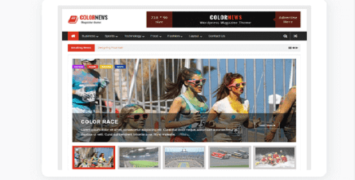ColorNews Pro Theme GPL For News Magazine WordPress Website