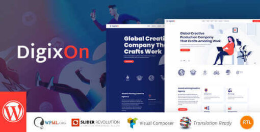 Digixon Theme GPL For Digital Marketing Strategy Consulting WP Theme
