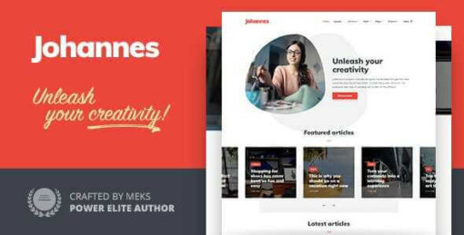 Johannes Theme GPl For Multi-Concept Personal Blog & Magazine WordPress Theme