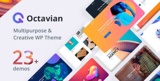 Octavian Theme GPL v1.13For Creative Multipurpose WordPress Website