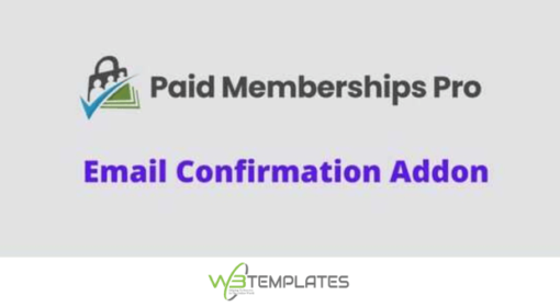 Paid Memberships Pro Email Confirmation Addon GPL