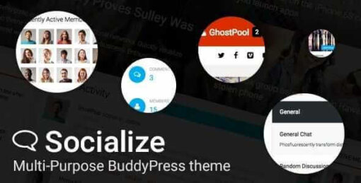 Socialize Theme GPL