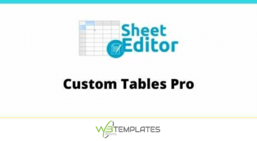 WP Sheet Editor Custom Tables Pro Addon GPL