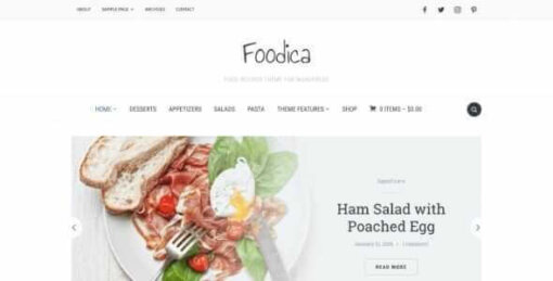 Foodica Theme GPL