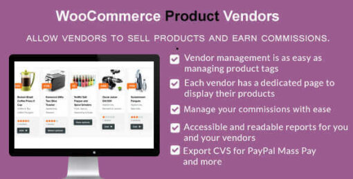 WooCommerce Product Vendors GPL