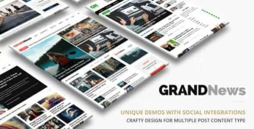 Grand News Theme GPL