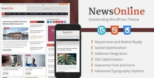 NewsOnline WordPress Theme