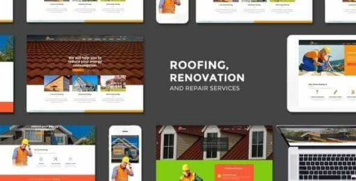 Roofing Theme GPL