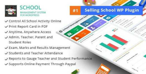 School Management System for WordPress