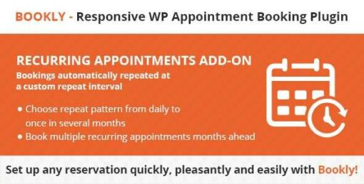 Bookly Recurring Appointments Addon GPL