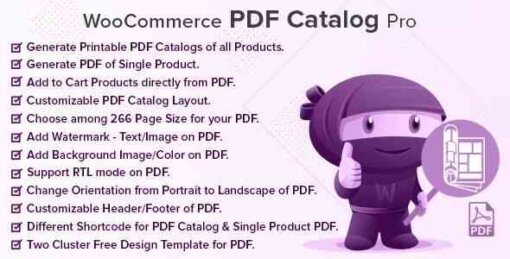 WooCommerce PDF Catalog Pro GPL