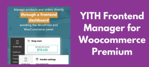 YITH Frontend Manager