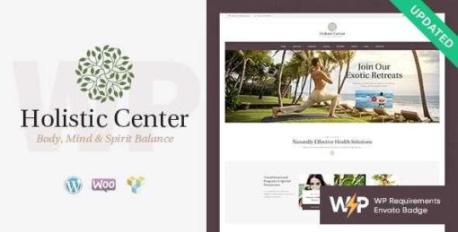 Holistic Center Theme GPL